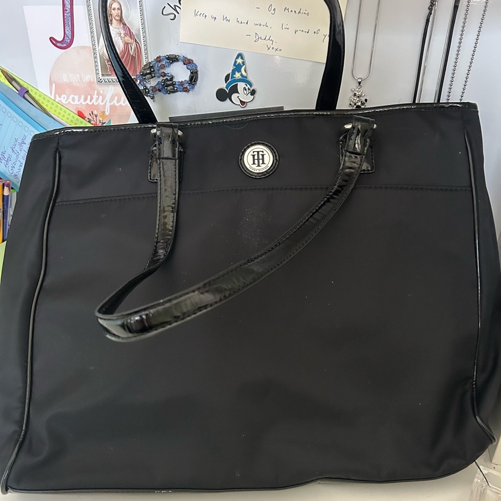 Tommy Hilfiger Black Tote Bag